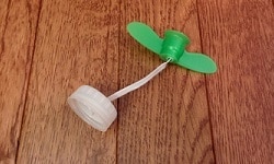 cappy diy cat toy